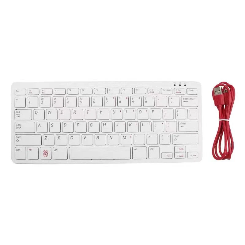 Official Raspberry Pi Keyboard and Hub + Mouse Red & White - Image 2 of 4