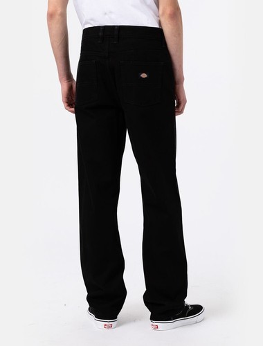NWT Mens Dickies Thomasville Loose Fit Jeans $65 34x32 black straight leg - Picture 2 of 6