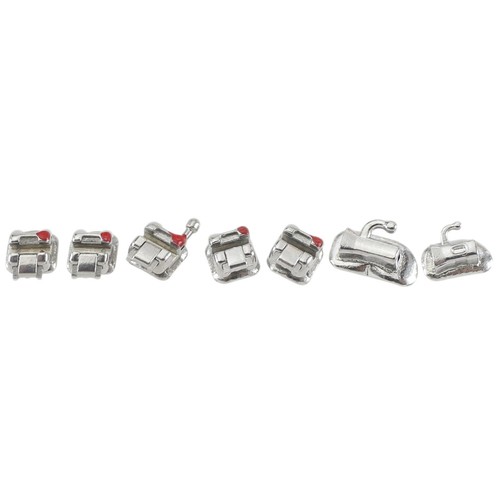 Orthodontic Passive Active Self-Ligating Brackets Ceramic Metal Roth MBT 0.022 - Picture 28 of 120