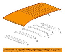 GM OEM 18-20 Equinox Roof Roof Components-Roof Panel 84437286