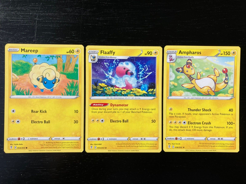 Carta Pokemon AMPHAROS 056/203 - Singola Dall'Espansione EVOLVING SKIES (Multicolore) - 3