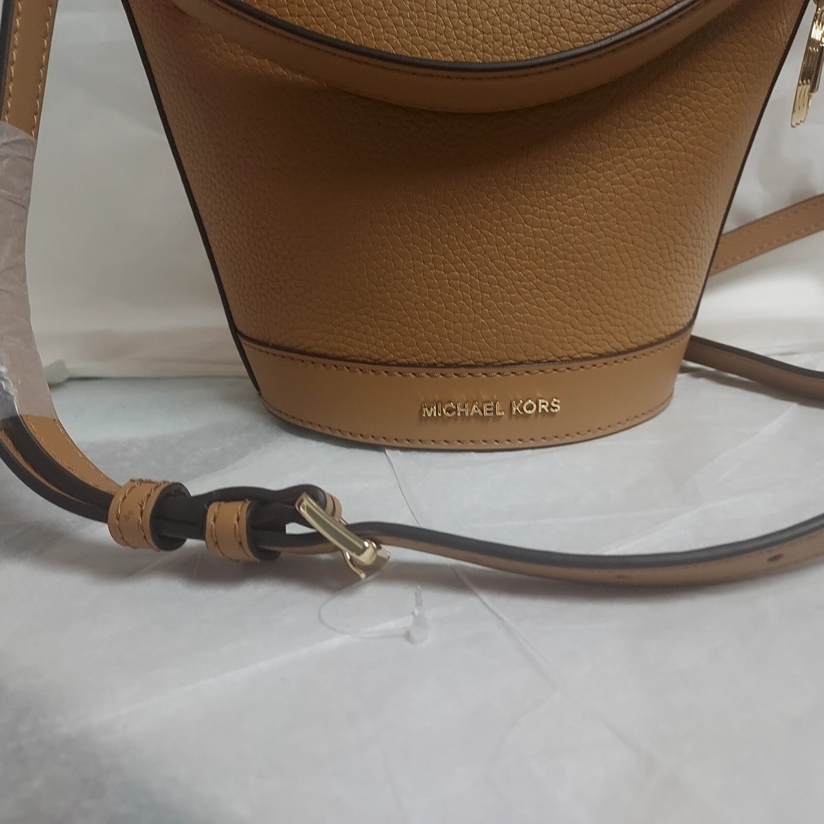 Michael Kors Townsend Small Top Zip Bucket Crossbody Bag