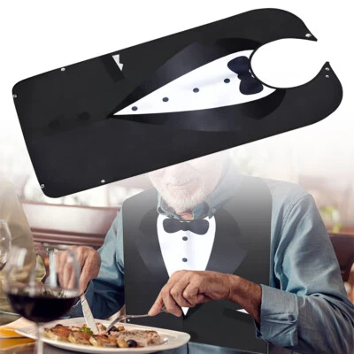Adult Bibs Waterproof Dining Bibs Protectors With Crumb Catcher For Elderly Men