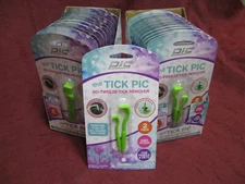 The TICKPIC No-tweeze TickRemover 2pk For People & Pets Safe Easy cat dog