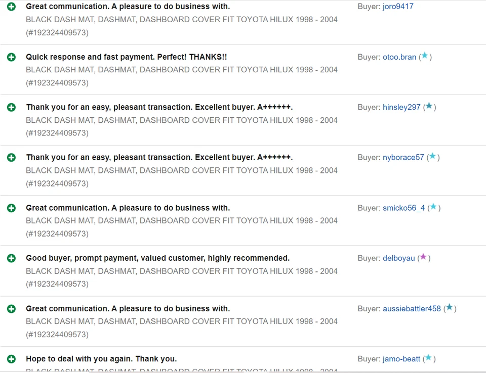 BLACK DASH MAT, DASHMAT, DASHBOARD COVER FIT TOYOTA HILUX 1998 - 2004 RHD - image 3 of 4