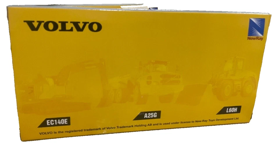 Digger Excavator Volvo L6OH L 60 H Wheel Loader Model Metal New-Ray - Image 3 of 4