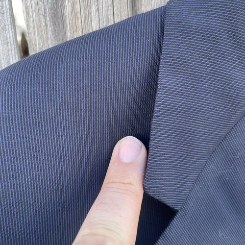 Canali Men’s 42R Navy Pinstripe Suit Jacket 100% Wool Made in Italy - Picture 3 of 14