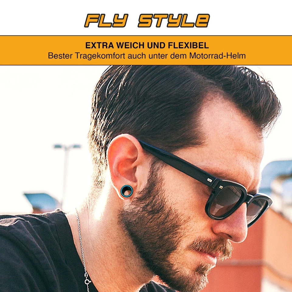 Dilatación Túnel Silicona flexible piercing plug pendientes goma caucho - Imagen 2 de 4