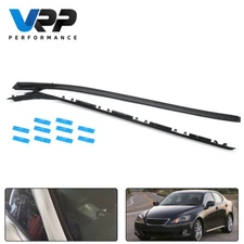 LH + RH For 06-13 Lexus IS250 IS350 IS-F OEM Roof Drip Windshield Moulding Kit