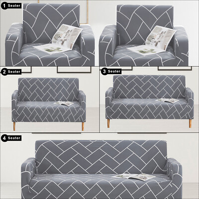 1/2/3/4 Sitzer PREMIUM Elastisch STRETCH SOFA BEZÜGE Schutzhülle Sofa