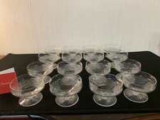 12 Champagne Glasses Model  Diamond Size Crystal Baccarat Price per Unit 