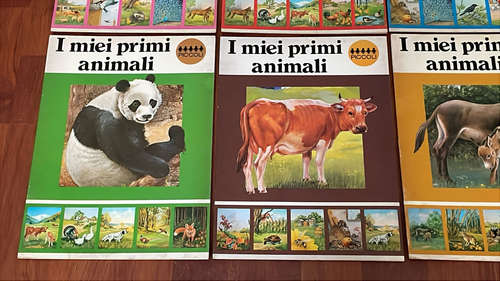 I MIEI PRIMI ANIMALI SERIE COMPLETA 8 LIBRICINI ILLUSTR.X BAMBINI-PICCOLI 1978 - Afbeelding 4 van 10