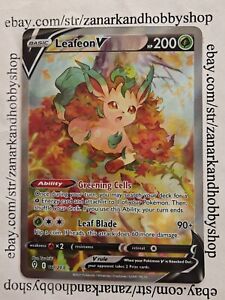 Leafeon V Pokemon Card | eBay Leafeon V Pokemon Card | eBay