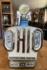 1973 “OHIO STATE FAIR/EXPOSITIONS CENTER” Jim Beam Decanter 