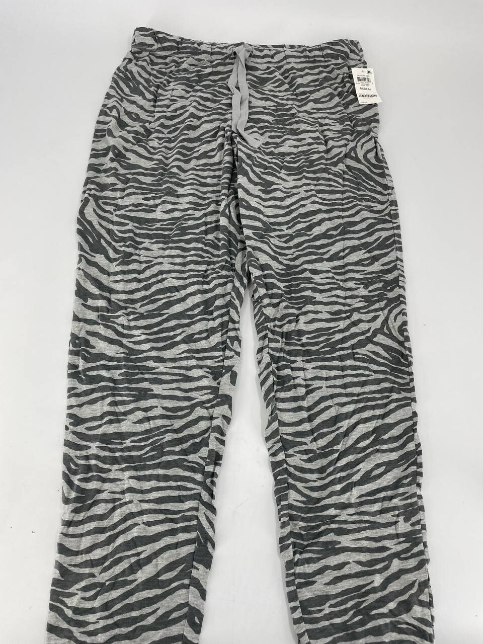 Jenni Jogger Zebra Print Pajama Pants, Gray, Size M eBay