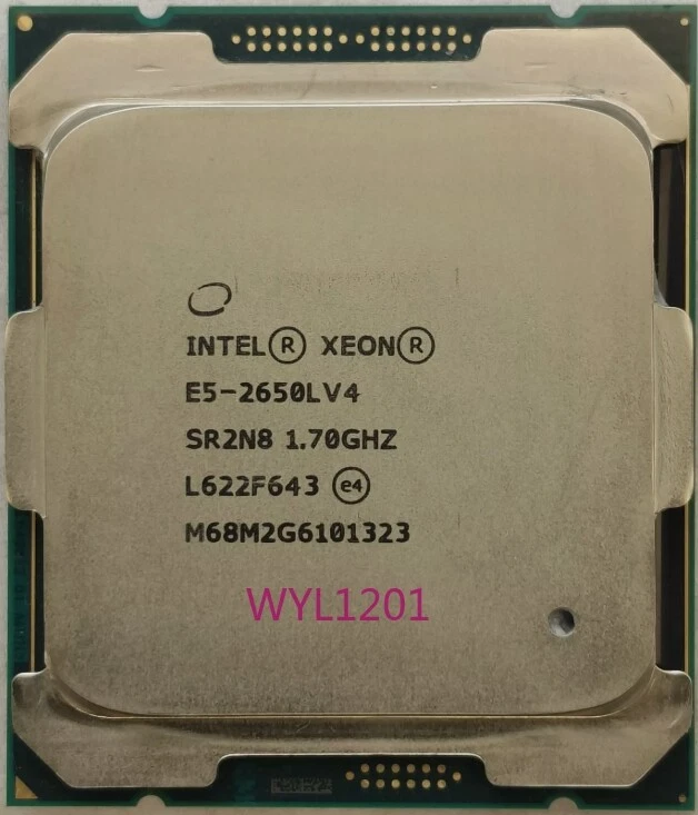 Intel Xeon E5-2650L V4 SR2N8 1.7GHz Fourteen 14-Core LGA 2011-3 CPU Processor - Image 2 of 4