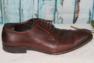 DSQUARED2 MENS LEATHER LACE UP OXFORD SHOES 45. HANDMADE IN  display picture 2