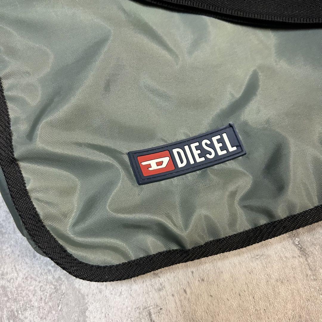 Diesel Men Vintage 90S Archive 2Way Nylon Bag Khaki Black Diesel Men Vintage 90S Archive 2Way Nylon Bag Khaki Black