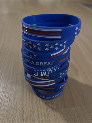 10×  Trump 2020  novelty bracelets in different designs