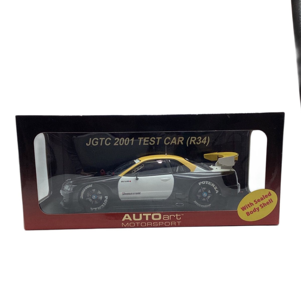 ミニカー JGTC R34 TESTCAR 2001 AUTOart JGTC 2001 TEST CAR (R34) 1/18 Model Car Excellent