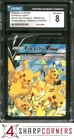 2021 POKEMON BLACK STAR PROMOS CELEBRATIONS PIKACHU V-UNION #SWSH139 CGC 8