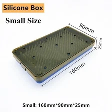 Silicone Sterilization Tray Case Disinfection Box Small Size for Instruments USA