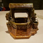 McCoy Pottery Wishing Well Planter  (with chain) Vintage USA 1950s