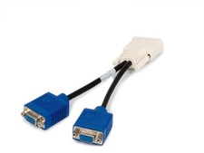 New HP 338285-008 Splitter Cable DMS-59 to Dual VGA 15Pin Female