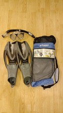 U.S. Divers Cozumel Snorkeling Set - Adult Mask, Proflex Fins, Splash Guard...