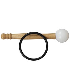 Rubber Mallet Stick Wooden Handle for Bowl Buddha Sound Bowl