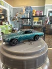 Vintage 1967 Custom T-Bird Hot Wheels Redline Aqua Gray Interior - Made in HK