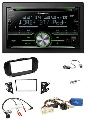 Pioneer Bluetooth Lenkrad DAB 2DIN USB CD Autoradio für Kia Soul 16-19 schwarz