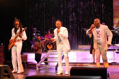 Verdine White Ralph Johnson Philip Bailey of Earth Wind & Fire per- Old Photo