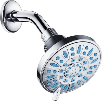 #ad #ad Anti Clog High Pressure 6 setting Shower Head with Nozzle Protection from Gro... $23.99