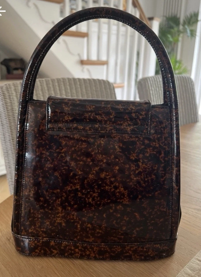 Vintage Russell & Bromley Stuart Weitzman Tortoiseshell Handbag - Image 4 of 4