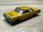 Matchbox Lesney Series No. 20 Diecast Chevrolet Impala Taxi Yellow Car