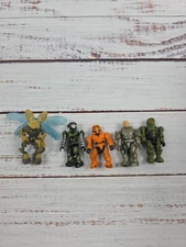 LOT 5 HALO MEGA CONSTRUX BLOKS UNSC Spartan, Etc MINI FIGURE Mixed Lot 4