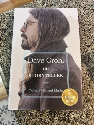 DAVE GROHL SIGNED ''THE STORYTELLER'' BOOK FOO FIGHTERS AUTOGRAPH AUTO