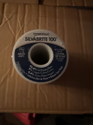 Silvabrite 100 Solder Roll 1lb, 95.6% Tin, 4% Copper, .4% Silver