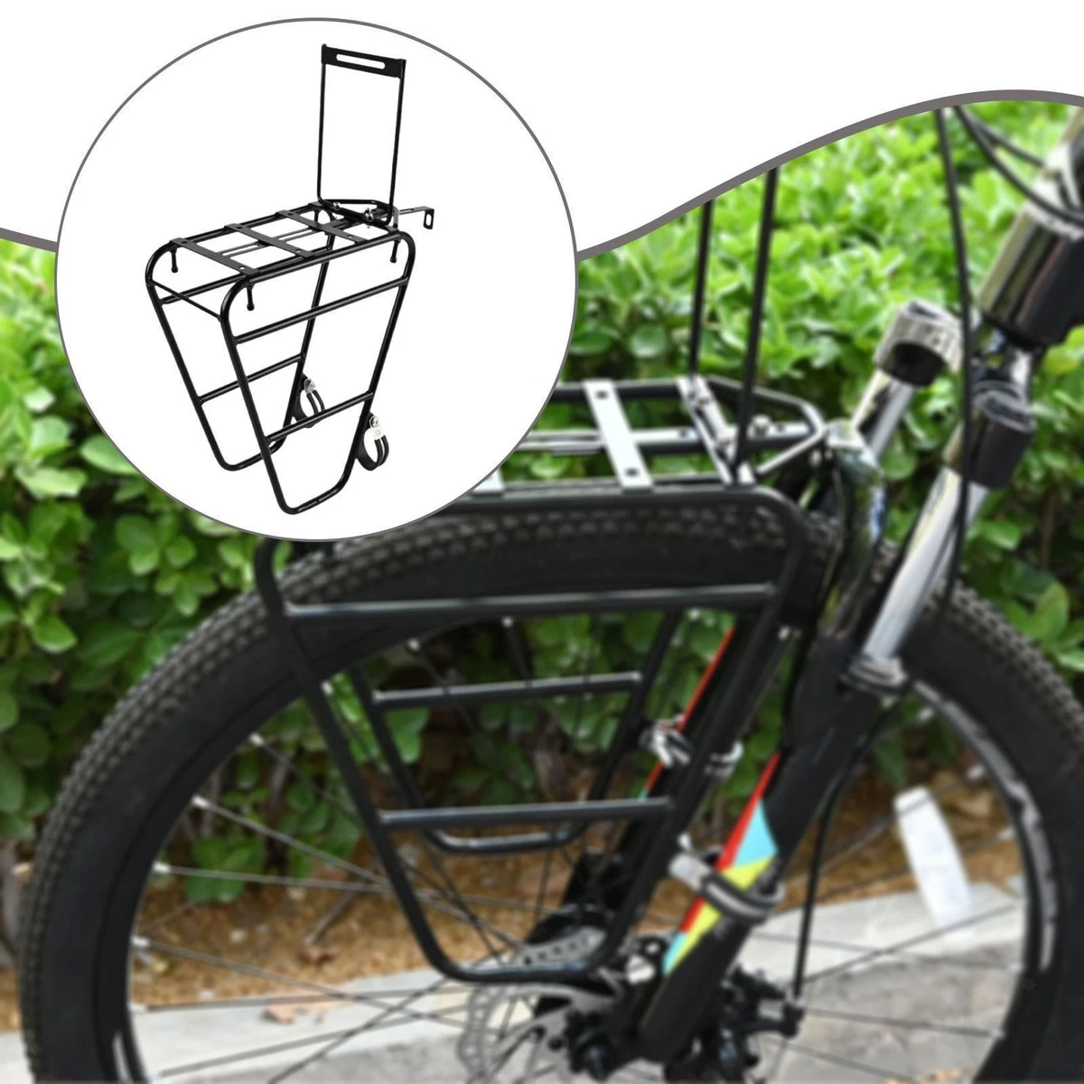 Bike Front Carrier Rack Bicycle Front Rack for Shopping Mountain Bike Travel