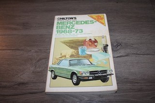 1968 1973 Mercedes repair manual Chilton's 220 230 250 280 300 350 450 gas diese