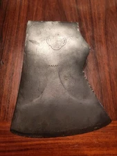 Vintage Belknap Blue Grass Jersey Pattern Embossed Ax Axe Head