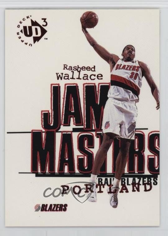 1997-98 Upper Deck UD3 Jam Masters Rasheed Wallace #6 1s2j