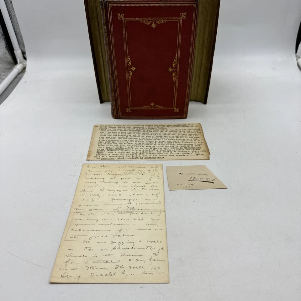 A Guest At The Ludlow-Edgar Wilson Nye (Bill Nye)-Signature!!!- 1896- AA215 - Image 2 of 4