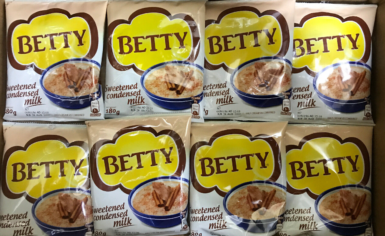 Jamaican Betty Sweetened Condensed Milk 180g. Buy 8 Get 2 Free