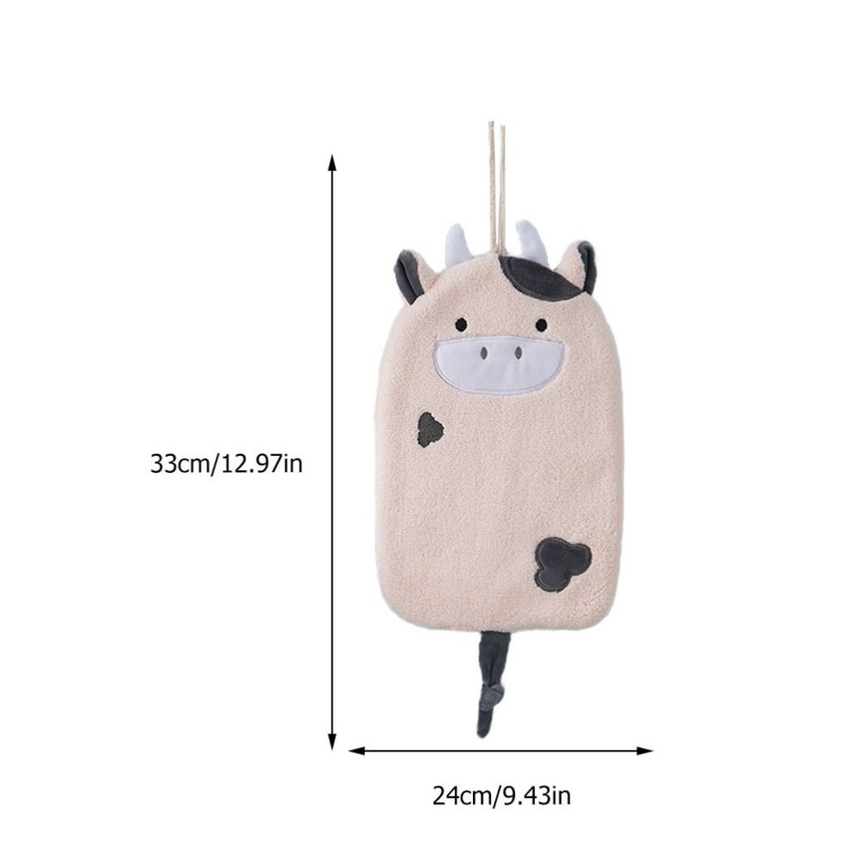 2 PCS Hanging Hand Towel Cleaning Towels Cartoon Washcloths Dry eBay
