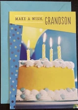 Happy Birthday Grandson Card  Hallmark Greeting Card