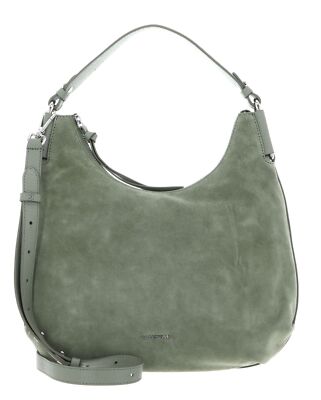 COCCINELLE Suede Leather Handbag Tasche Greenery / Greene mint