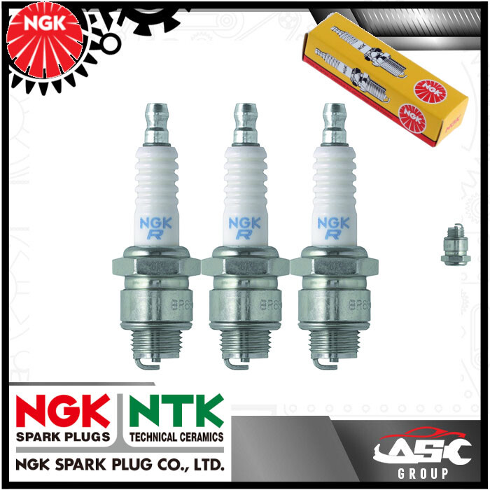 NGK Yellow Box Spark Plug - Stk No: 3522 - Part no: BR6S - x3