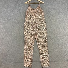 Enza Costa Jumpsuit Womens Small/Medium French Linen Sleeveless Pockets 1935